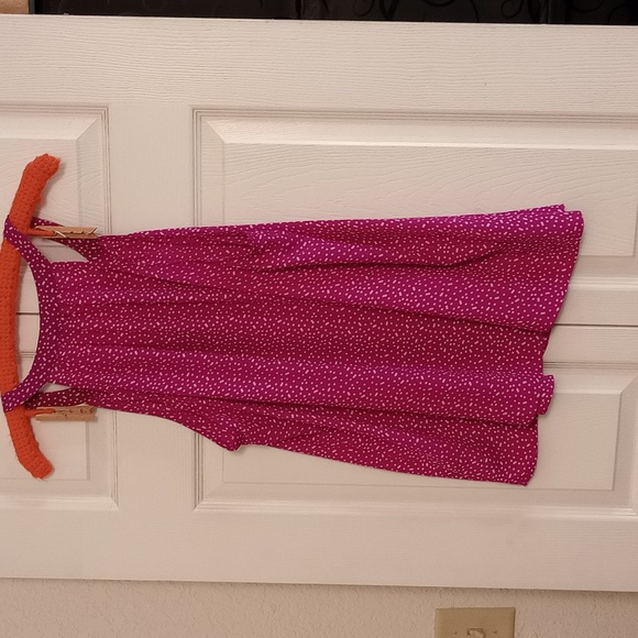 TORRID polka dot purple button size 0 - Picture 9 of 9